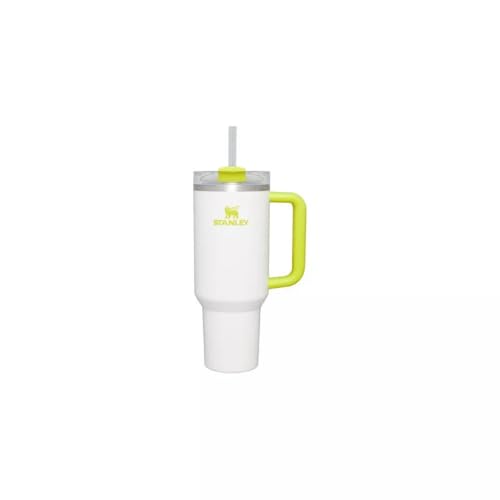 Stanley 40oz Stainless Steel H2.0 FlowState Quencher Tumbler Frost/Electric Yellow Stanley