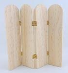 Dolls House Unfinished 4 Fold Dressing Screen Room Divider Bare Wood Furniture Melody Jane Dolls Houses
