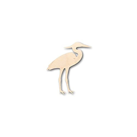 Heron Wood Craft Unfinished Wooden Cutout Art DIY Wooden Sign Inspirational Wall Plaque Farmhouse Home Wall Hanging Sign Decor for Bedroom Living Arupkeer
