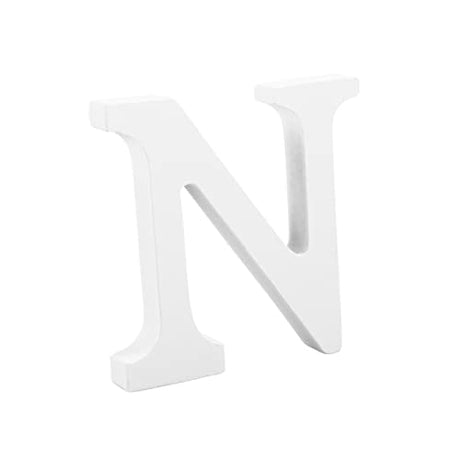 Zerodeko 1pc Wooden Initial Sign Wood Alphabet Hanging Wall 26 Letters Unfinished Wood Letters Wooden Wedding Table Sign Freestanding Letter Wood Zerodeko