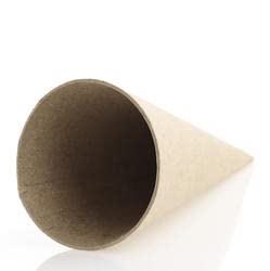 Paper Mache Cones with Open Bottoms - Bulk Pack of 12 Cardboard Cones for Crafting Dolls, Holiday Angels, and Christmas Trees by Factory Direct Craft Factory Direct Craft