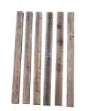 Rustic Weathered Reclaimed Wood Planks for DIY Crafts, Projects and Decor (6 Planks - 36" Long) Rockin' Wood