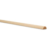 Split Wood Dowel Rods 12-inch x 1/2-inch, Pack of 100 Unfinished Fluted Molding Trim for DIY & Dowel Feature Wall, by Woodpeckers Woodpeckers