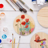 5PCS Unfinished Natural Wood Slices-5.9Inch round Wooden Discs Circles WoodArtSupply