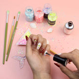 Glow in the Dark Glitter, 12 Colors Chunky Glitter for Tumblers, High Luminous Holographic Glitter for Resin Crafts Epoxy Slime, Cosmetic Grade Nail WoodArtSupply