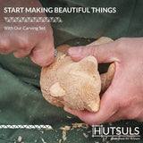 Wood Carving Tools Set - Easy to Use 12 Pcs Mini Wood Chisel Beginner Wood Carving Kit WoodArtSupply