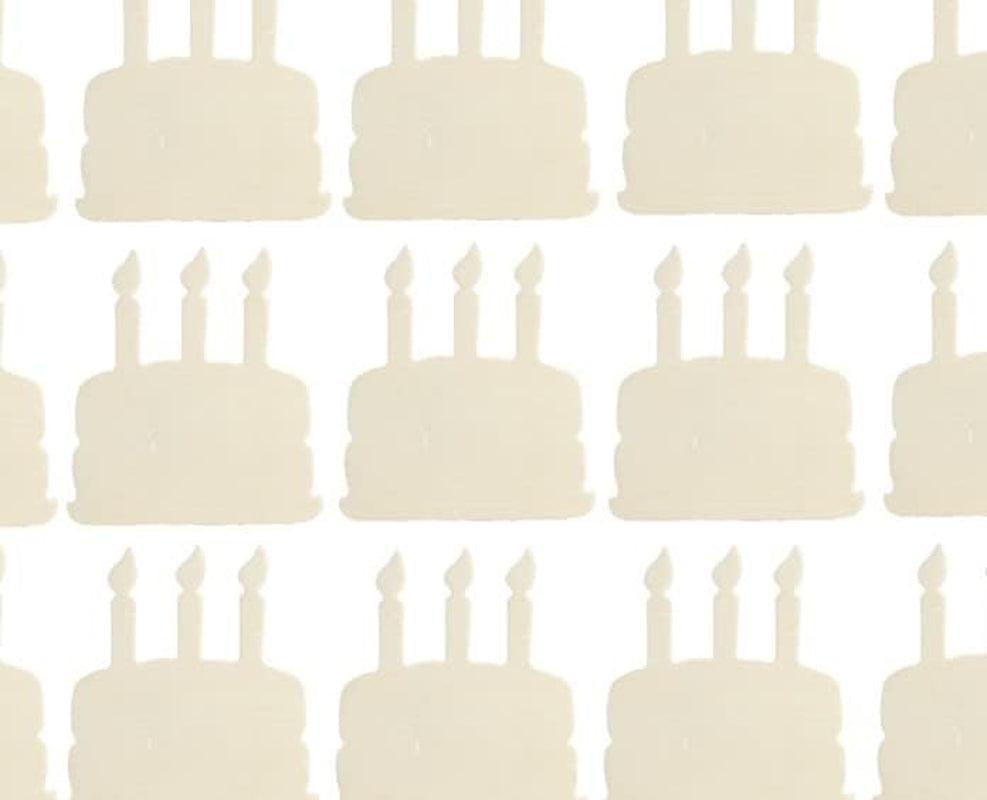 Pack of 24 Unfinished Wood Birthday Cake Cutouts by Blank Wooden DIY Cake Treat Dessert Shapes WoodArtSupply