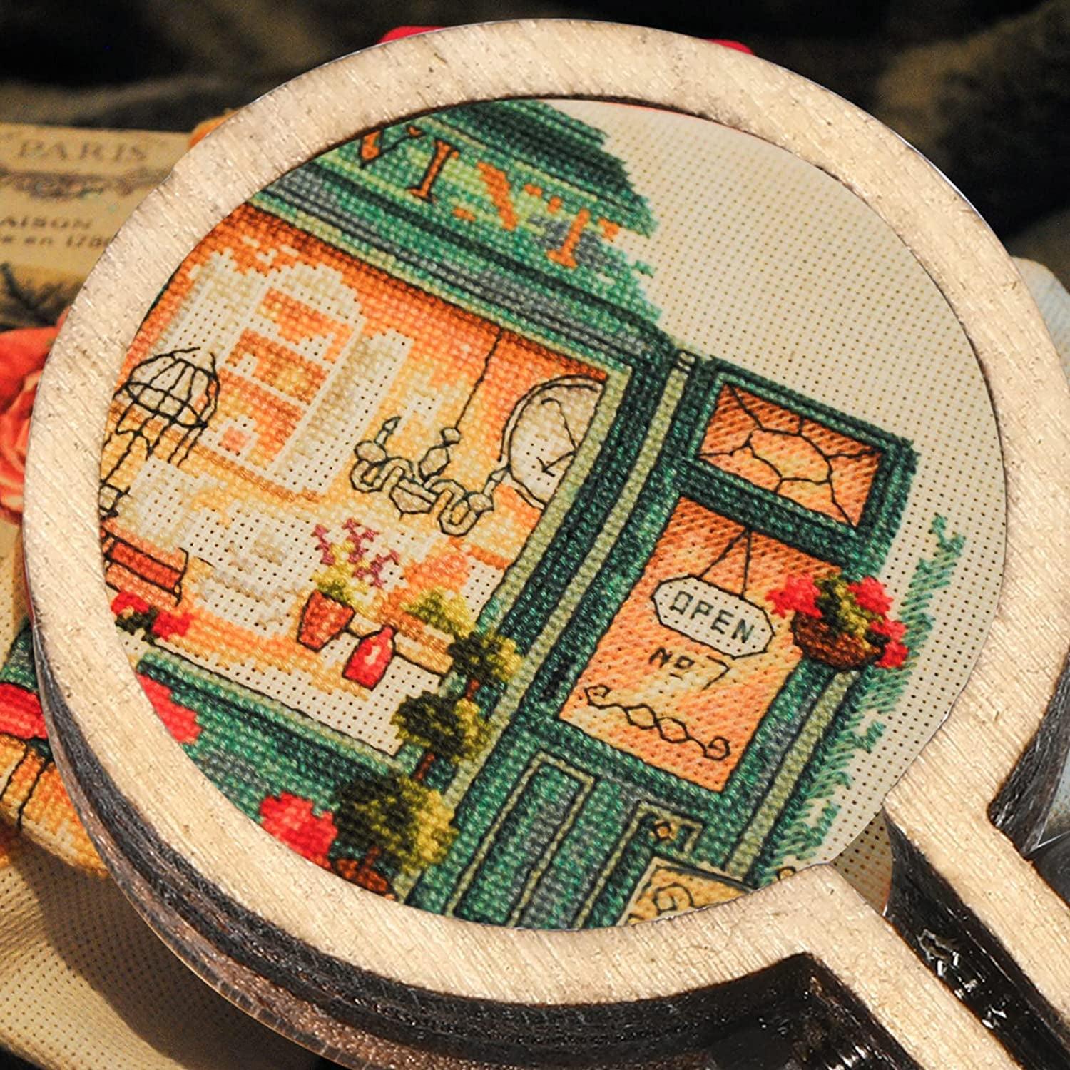 Mini Embroidery Hoop Mini Wood Hoop Ring Wooden round Crossing Stitch –  WoodArtSupply