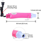 Bubble Removing Tool for Epoxy Resin and Acrylic Art, DIY Glitter Tumblers, Specially-Designed Heat Gun for Making Acrylic Resin Travel Mugs Tumblers WoodArtSupply