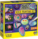 Creativity for Kids Glow in the Dark Rock Painting Kit - Painting Rocks Craft, Arts and Crafts WoodArtSupply