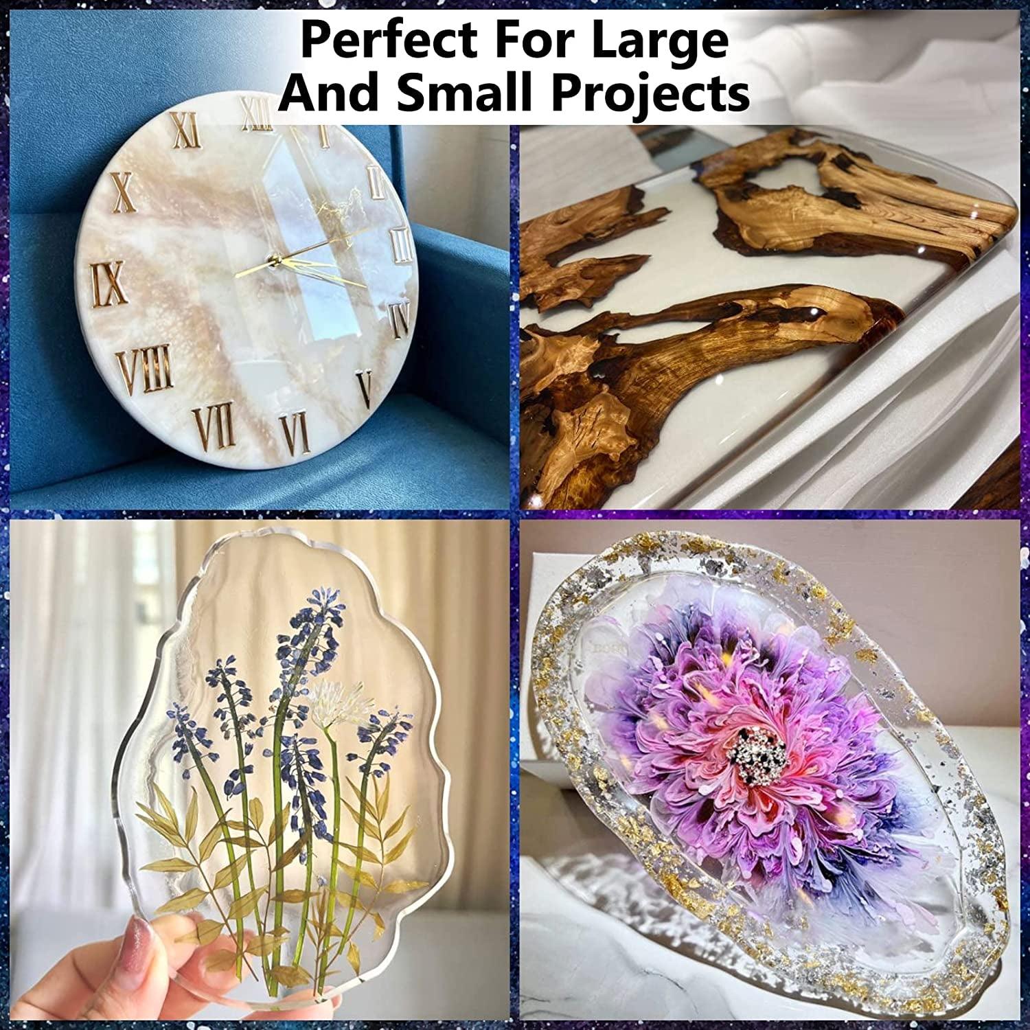 Epoxy Resin 64OZ - Crystal Clear Epoxy Resin Kit - No Yellowing No Bubble Art Resin Casting Resin for Art Crafts, Jewelry Making, Wood & Resin WoodArtSupply