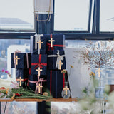 Cross Shape Wooden Blank Cross Wood with Twines Art Unfinished Ornaments for Easter Religious and Church Events Christmas Wedding Birthday Party WoodArtSupply