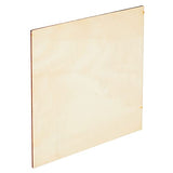 8 Pack Thin 8x8 Wood Squares for DIY Crafts, Unfinished 1/8 Inch Basswood Plywood for Laser Cutting, Wood Burning Bright Creations