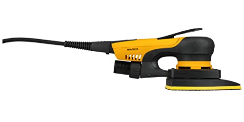 Mirka DEOS Delta Direct Electric Orbital Sander Triangle Delta Tool 663XCV / 4 x 6 x 6 inch / 3mm orbit/Dust-free Sanding / MID6630201US,Yellow/Black Mirka