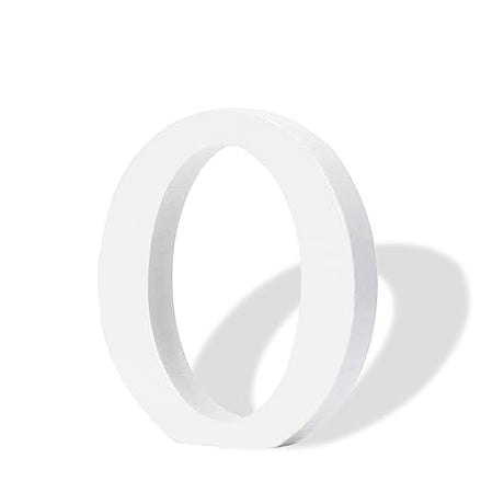 3 Inch White Wood Letters, Unfinished Wood Letters for Wall Decor, Wood Letters for Crafts, Decorative Standing Letters Slices Sign Board Decoration Wolwefa