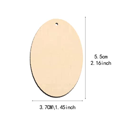 Unfinished Wood Blank Earrings 50pcs Wooden Craft Drop Dangle Earrings for DIY Jewelry Making Materials TOYANDONA