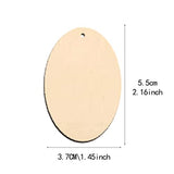 Unfinished Wood Blank Earrings 50pcs Wooden Craft Drop Dangle Earrings for DIY Jewelry Making Materials TOYANDONA