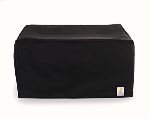 Perfect Dust Cover, Black Nylon Cover Compatible with xTool M1-10W Laser Cutter/Engraver WITH RISER BASE WITH HONEYCOMB PANEL, Double Stitched and - WoodArtSupply