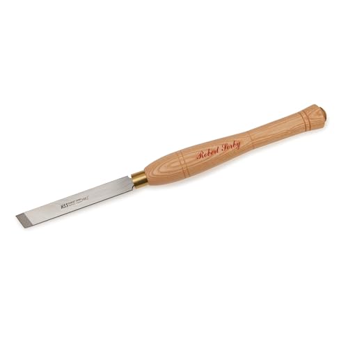 Robert Sorby Skew Chisel, 3/4" Model B810192, Features Ash Handle and Brass Ferrule Robert Sorby