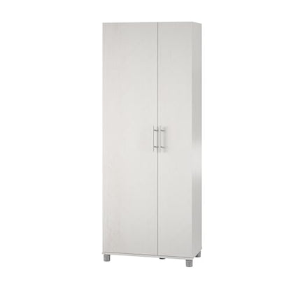 SystemBuild Evolution Camberly Tall Asymmetrical Cabinet, Ivory Oak