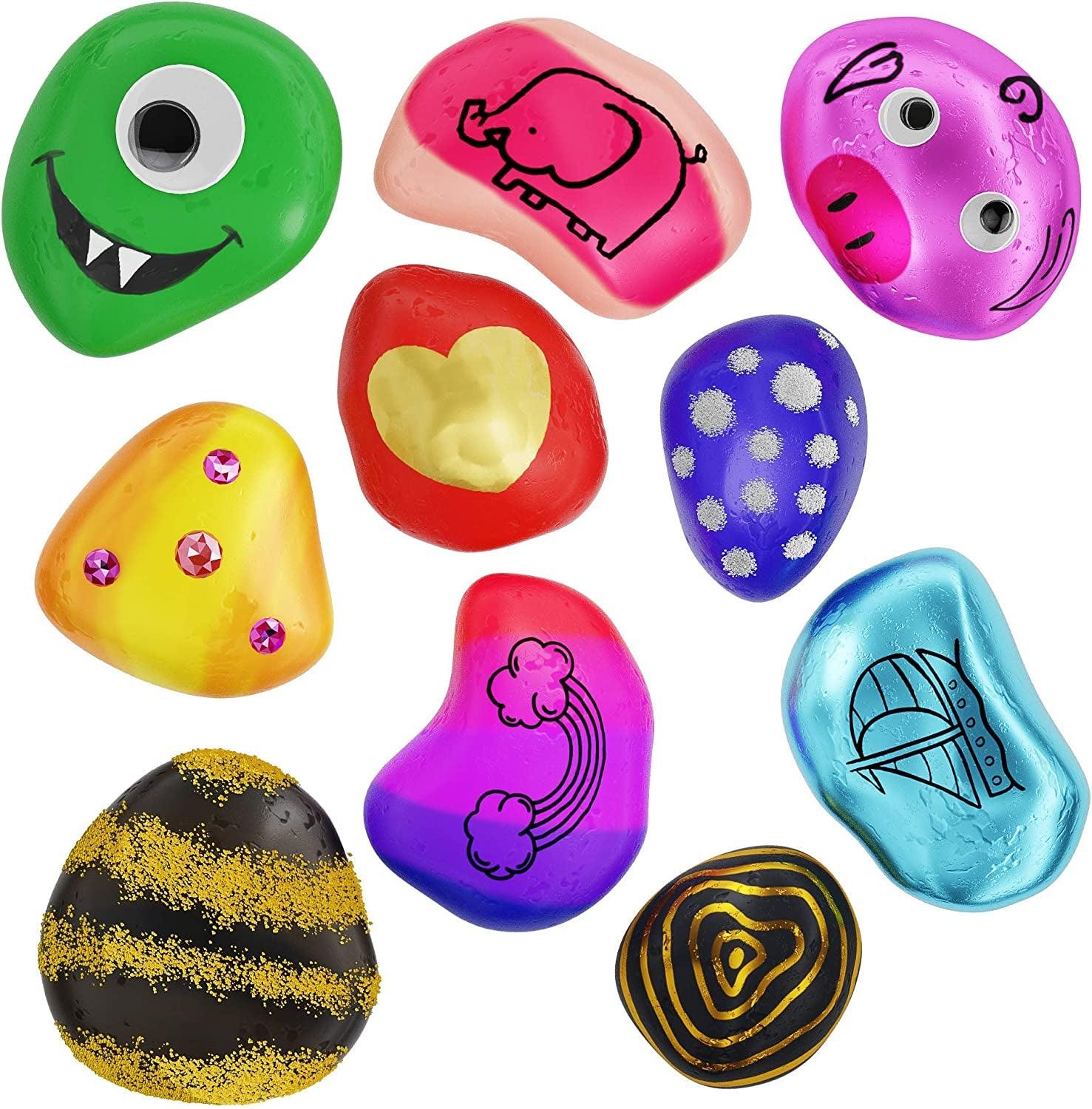 Rock Painting Kit for Kids - Arts and Crafts for Girls & Boys Ages 6-12 - Craft Kits Art Set - WoodArtSupply