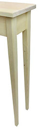 46" Narrow Shaker Sofa Table Unfinished - Tapered Leg Generic