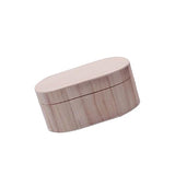 COHEALI Unfinished Wooden Case Small Wooden Jewelry Case Square Wood Case Wooden Jewelry Organizer Storage Case Bamboo Manual Box COHEALI