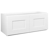 Design House Brookings Unassembled Shaker Wall Kitchen Cabinet, 30x12x12, White Design House