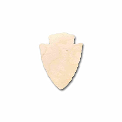 Unfinished Wood Arrow Head Silhouette - Craft- up to 24" DIY 16" / 3/4" - WoodArtSupply