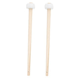 SUPVOX 2pcs Gong Hammer Music Accessories Electronic Accessories Electronic Drum Sticks Goner Striker Rubber-head Gong Mallets 5a Wood Pin Small SUPVOX