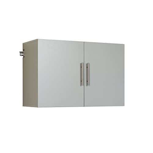 Prepac HangUps 36" Upper Storage Cabinet in Light Gray - Stylish Wall-Mounted Solution for Every Room Prepac