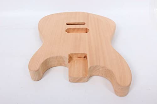 Electric Guitar Body Blank Mahogany Wood Unfinished Solid Body Electric Guitar DIY Guitar Wood timber Electric Guitar Body Unfinished - WoodArtSupply