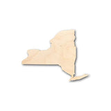 Unfinished Wood New York Shape - State - Craft - up to 24" DIY 24" / 1/4" 24 Hour Crafts