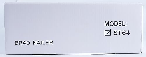 Woodpecker ST64 14 Gauge 3/4" to 2-1/2" Pneumatic Concrete T Nailer Gun with 400pcs Concrete T Nails, Air Power Heavy Duty Concrete Nail Gun Brad Since