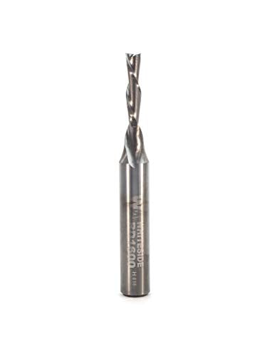 Whiteside Router Bits RD1600 Standard Spiral Bit with Down Cut Solid Carbide 1/8-Inch Cutting Diameter and 1/2-Inch Cutting Length - WoodArtSupply