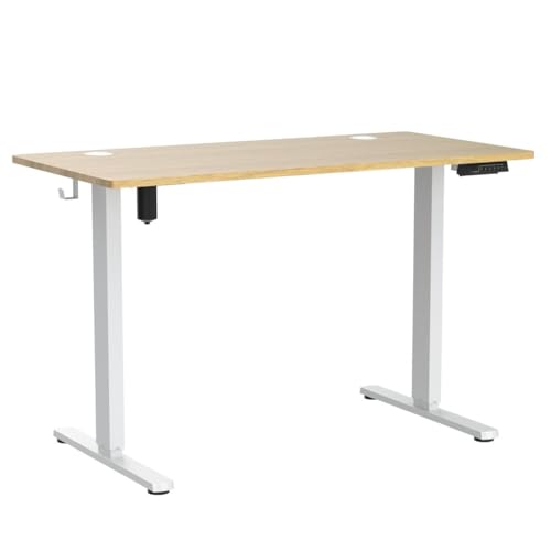 SMUG Standing Desk, 40 x 24 in Electric Height Adjustable Computer Desk for Home Office, Sit Stand up Work Gaming Table with Memory SMUG