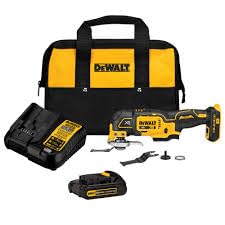 DEWALT ATOMIC 20V MAX* Oscillating Tool, Brushless Cordless, Oscillating, 4ah Battery, Charger and Kit Bag (DCS354Q1) - WoodArtSupply