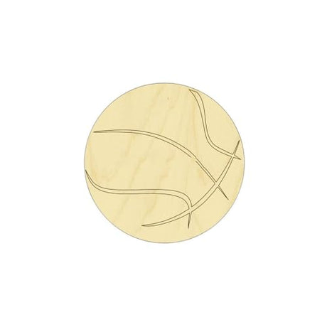 Basket Ball Wood Craft Unfinished Wooden Cutout Art DIY Wood Sign Inspirational Farmhouse Wall Plaque Rustic Home Decor for Bedroom Living Room WoodArtSupply