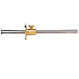 Wheel Marking Gauge Kit with 2 Extra Cutter Wheels and Screws, Small Anti Roll Brass Head, Metric Micro Adjuster Ruler, Woodworking Tools Scriber for MKC