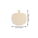 Sewroro 30pcs Wooden DIY Pumpkin Unfinished Wood Craft Cutout Blank Pumpkin for Halloween Fall Thanksgiving Party DIY Craft Decoration Supplies Sewroro