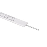 Ultrassist Plastic Vernier Caliper (2pcs), 150 mm Mini Plastic Caliper for School Student, Portable 0-6 Inch Measuring Tools, Sliding Gauge Ultrassist
