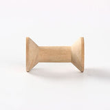 VILLCASE 60 Pcs Empty Thread Spools Wooden Thread Spools Glass Holder Yarn Kit Weaving Kit Thread Stand Thread Spools Empty Wood Spools Wire VILLCASE