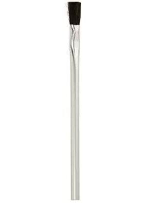 Acid/Flux Brush, Tin Ferrule, Soft Plastic Hair, 4.5 Inch Length, 5/16 Inch Width （Pack of 30 Pieces) BHD