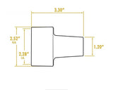 Dust Collection Fittings Shop Vac Hose Adapter Compatible With Dewalt, Ryobi, Craftsman, Rigid, Metabo Power Tools Dust Ports For Connecting To 2 1/2 Mountain Trades
