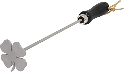 Clover Branding Iron by BBQ Fans for Steaks, Buns, Wood & Leather BBQ Fans