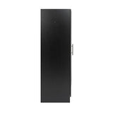 Prepac Elite 32" Storage Cabinet Closet, Black Storage Cabinet, Linen Cabinet, Wardrobe Cabinet with Hanging Rail and Shelves 20" D x 32" W x 35" H, Prepac