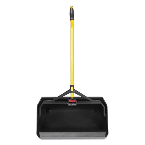 Rubbermaid Commercial Maximizer Heavy Duty Stand Up Debris/Dust Pan, Black (2018781), 11" x 20.4" x 29" Rubbermaid Commercial Products