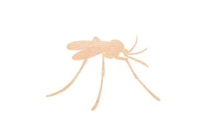 Unfinished Wood for Crafts - Wooden Mosquito Shape - Insect - Animal - Wildlife - Craft - Up - Various Size, 1/4 Inch Thichness,1 Pcs - WoodArtSupply