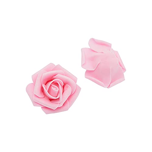 Bright Creations Artificial Roses in 2 Pink Colors, 2-Inch Faux Flower Heads for Crafts (200 Pack) Bright Creations