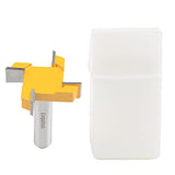 Exqutoo CNC Spoilboard Surfacing Router Bit 1/2 Inch Shank Durable Carbide Tipped Slab Flattening Router Bit Carbide Planer Router Bits Wood Milling Exqutoo